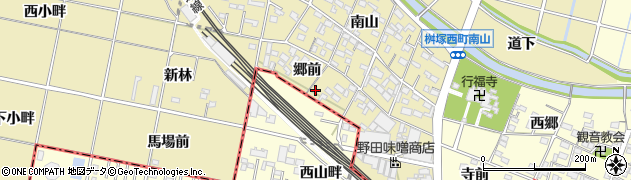 愛知県豊田市桝塚西町郷前周辺の地図