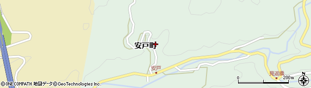 愛知県岡崎市安戸町（井ド入）周辺の地図