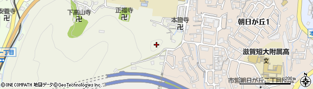 滋賀県大津市音羽台13周辺の地図