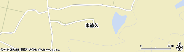 兵庫県佐用郡佐用町東徳久周辺の地図