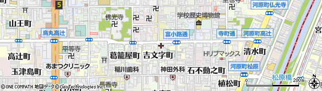 京都府京都市下京区吉文字町425周辺の地図