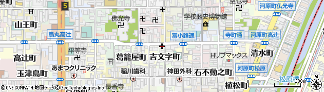 京都府京都市下京区吉文字町428周辺の地図