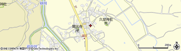 滋賀県蒲生郡日野町清田816周辺の地図