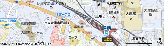 大津市立　やまびこ総合支援センターさくらはうす周辺の地図