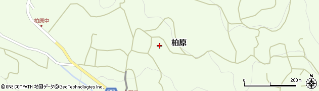 兵庫県川辺郡猪名川町柏原中林周辺の地図