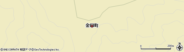 島根県江津市金田町周辺の地図