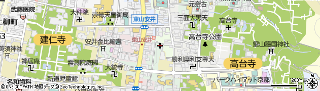 京都府京都市東山区下弁天町69周辺の地図