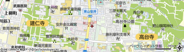 京都信用金庫祇園支店周辺の地図