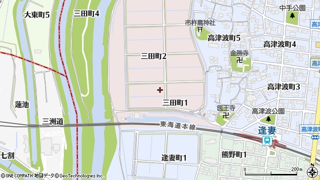 〒448-0048 愛知県刈谷市三田町の地図
