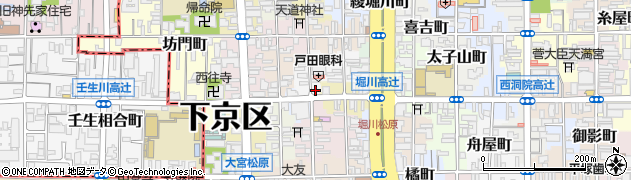 京都府京都市下京区槌屋町334周辺の地図