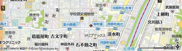 京都府京都市下京区橘町452周辺の地図