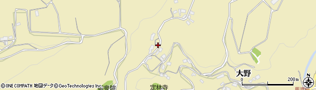 静岡県伊豆市大野1068周辺の地図