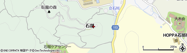 滋賀県湖南市石部周辺の地図