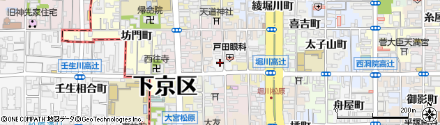 京都府京都市下京区槌屋町327周辺の地図
