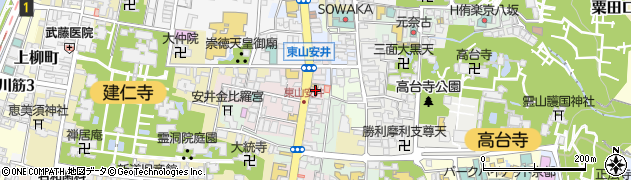 高田理容院周辺の地図