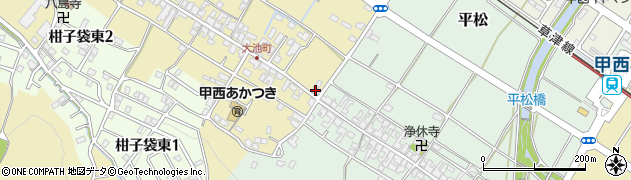 滋賀県湖南市柑子袋79周辺の地図