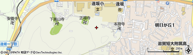 滋賀県大津市音羽台周辺の地図