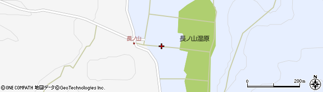 愛知県新城市作手岩波（長ノ山）周辺の地図