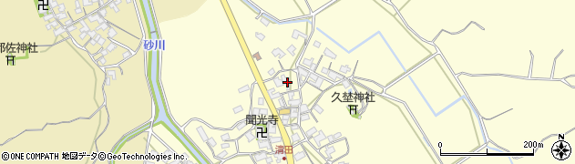滋賀県蒲生郡日野町清田869周辺の地図
