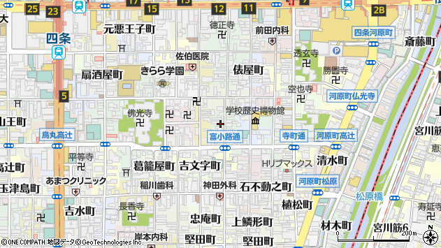 〒600-8061 京都府京都市下京区筋屋町の地図