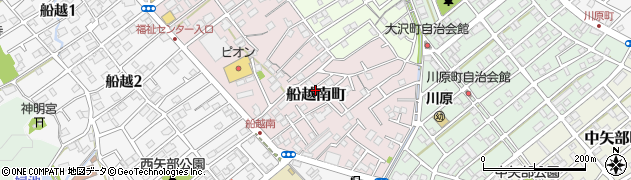 静岡県静岡市清水区船越南町周辺の地図