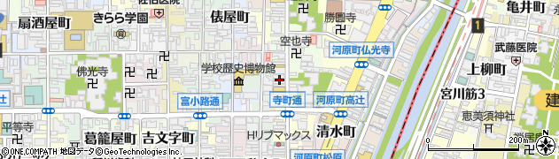 京都府京都市下京区恵美須之町528周辺の地図