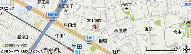 富士病院周辺の地図