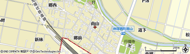 愛知県豊田市桝塚西町南山周辺の地図