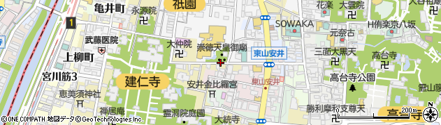 安井北門通周辺の地図