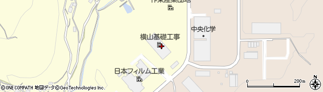 株式会社横山基礎工事　岡山工場周辺の地図