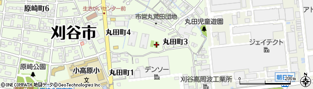 愛知県刈谷市丸田町周辺の地図