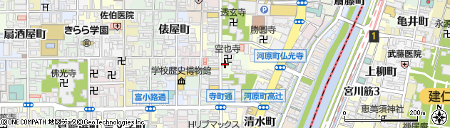 京都府京都市下京区恵美須之町543周辺の地図