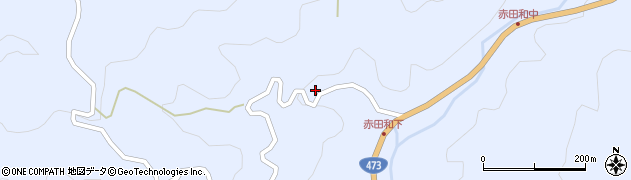 愛知県岡崎市小久田町（新谷）周辺の地図