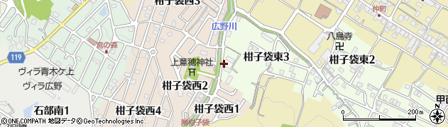 上葦穂神社周辺の地図