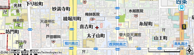 京都府京都市下京区風早町589周辺の地図