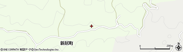 愛知県岡崎市新居町（団子岩）周辺の地図