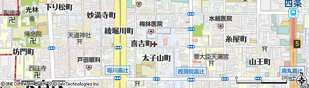 京都府京都市下京区風早町584周辺の地図
