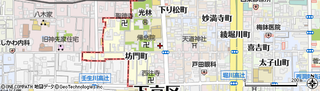 京都府京都市下京区綾大宮町62周辺の地図