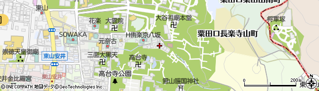 京料理 菊乃井 本店周辺の地図