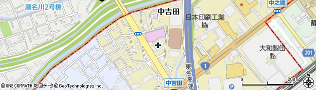 寿がきや ABC静岡中吉田店周辺の地図