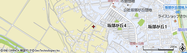 三重県四日市市西坂部町989周辺の地図