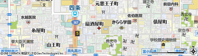 倭紙の店周辺の地図