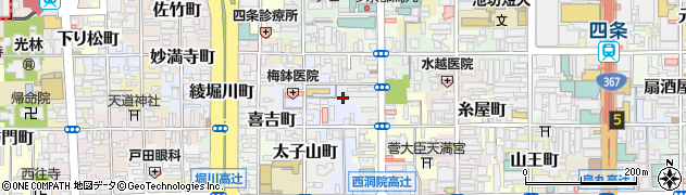 京都府京都市下京区木賊山町178周辺の地図