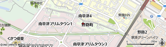 滋賀県草津市野路町1237周辺の地図