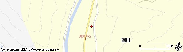 愛知県新城市副川土林8周辺の地図