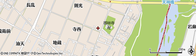 愛知県豊田市畝部東町（則光）周辺の地図