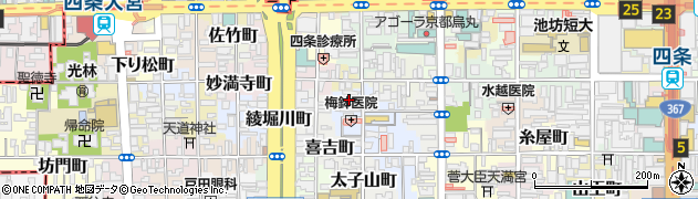 京都府京都市下京区風早町564周辺の地図