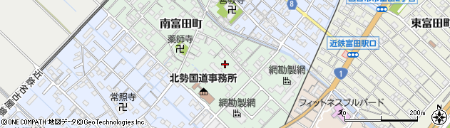 三重県四日市市南富田町周辺の地図