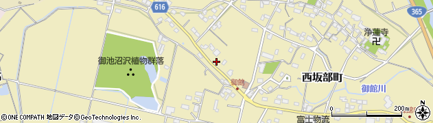 三重県四日市市西坂部町2289周辺の地図