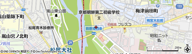 ハイセンスモータークラブ右京店周辺の地図